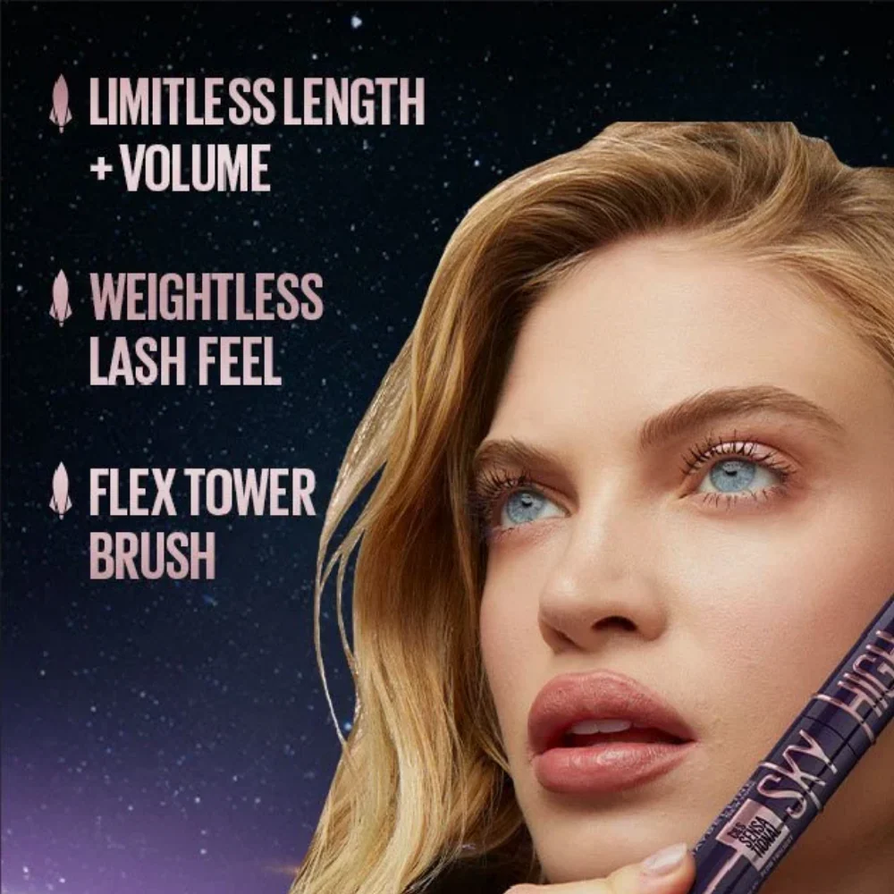 Maybelline Lash Sensational Sky High Mascara Brown 7.2ml - Image 4
