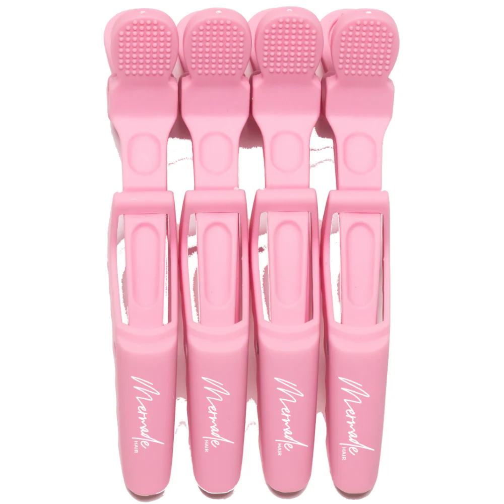 Mermade Hair Grip Clips Pink Pack of 4