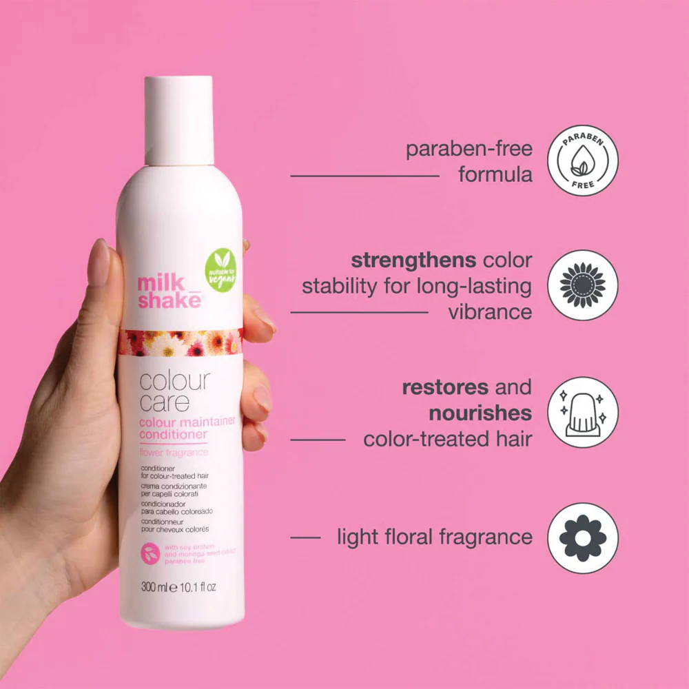 milk_shake Colour Care Colour Maintainer Shampoo & Conditioner Flower Fragrance Twin 2 x 300ml - Image 3