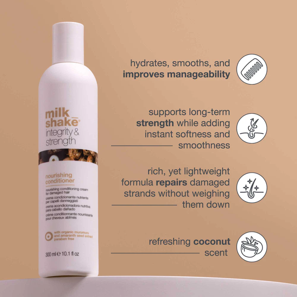 milk_shake Integrity Nourishing Shampoo & Conditioner Twin 2 x 300ml - Image 3