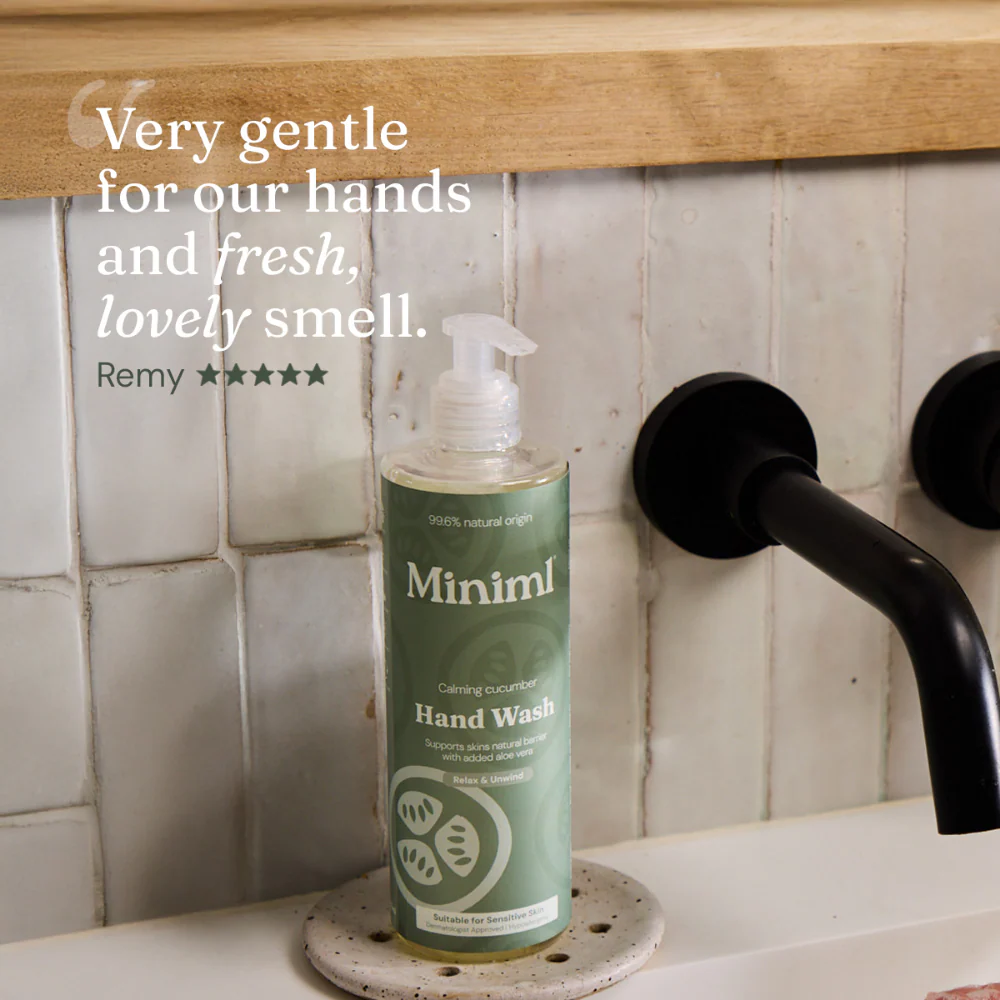 Miniml Eco-Friendly Hand Soap 500ml Plastic Pump - Image 7