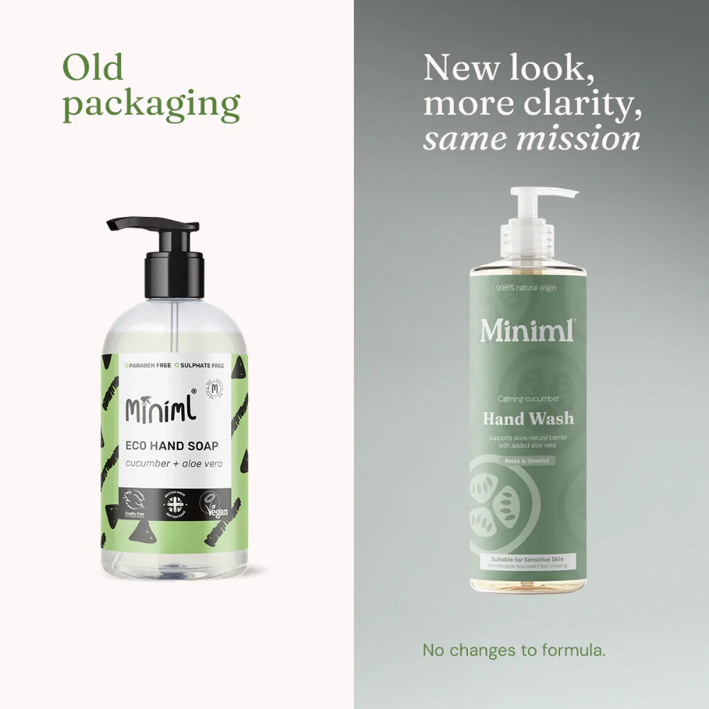Miniml Hand Wash Calming Cucumber 400ml - Image 5