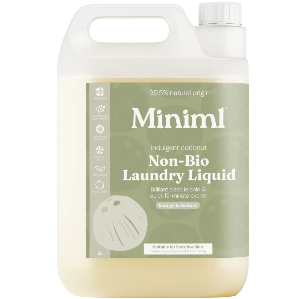 Miniml Non-Bio Laundry Liquid Tropical Coconut 5000ml