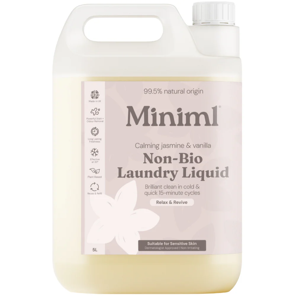 Miniml Non-Bio Laundry Liquid Wild Jasmine & Vanilla 5000ml
