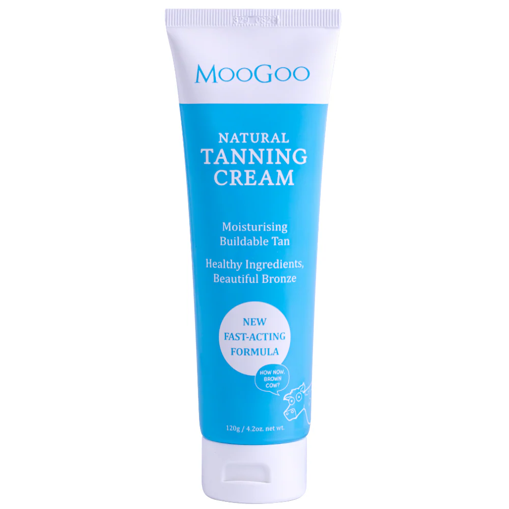 MooGoo Natural How Now Brown Cow Gradual Tanning Moisturiser Cream 120g