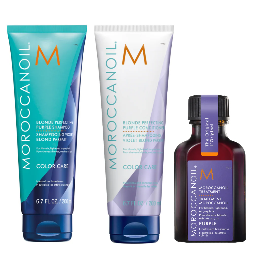 Moroccanoil Blonde Perfecting Trio