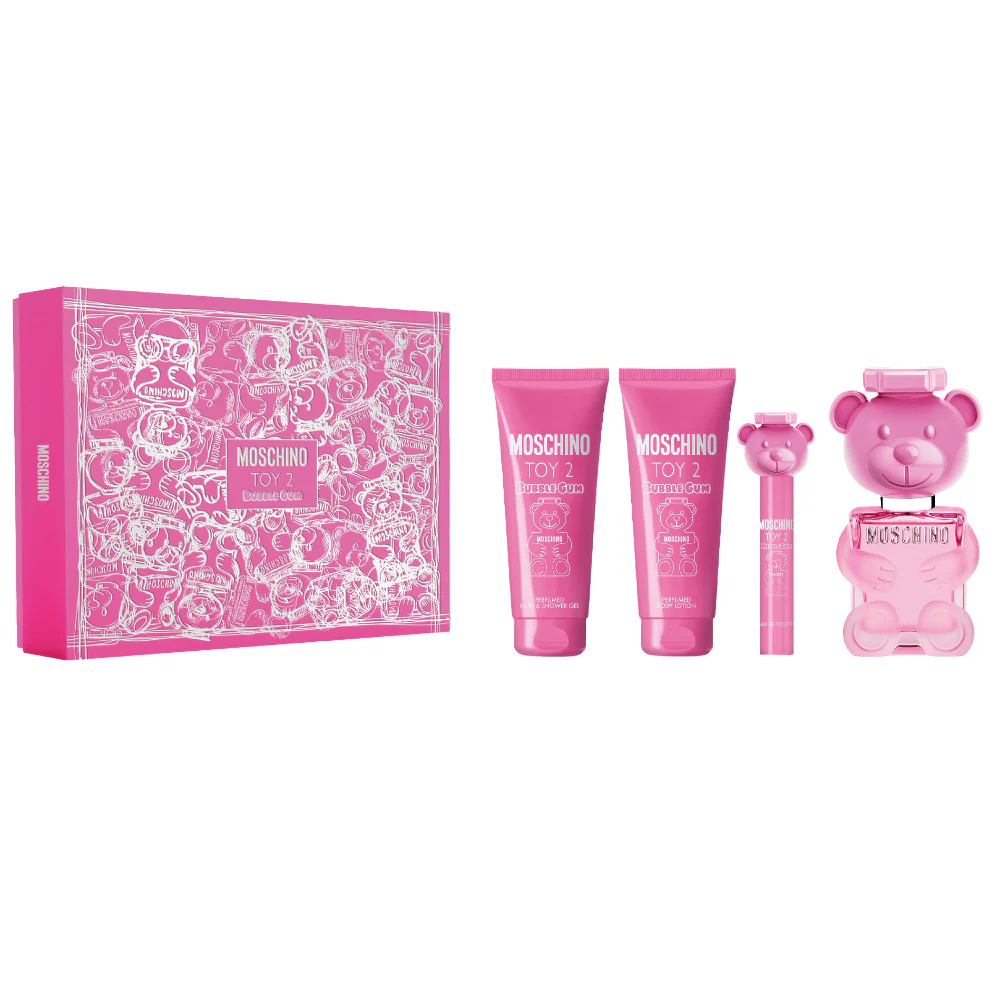 Moschino Toy 2 Bubblegum Eau De Toilette Gift Set 100ml