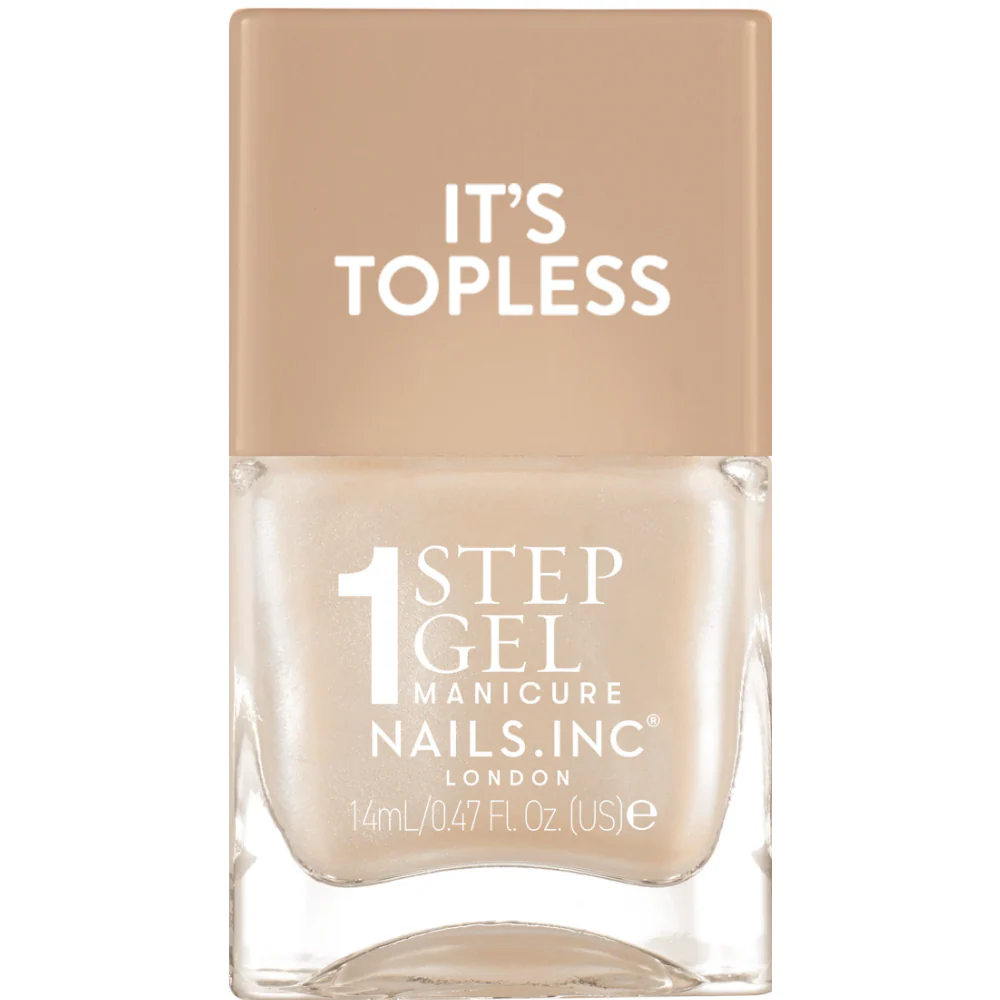 Nails Inc. It's Topless 1-Step Gel Demi Nail Polish 14ml
