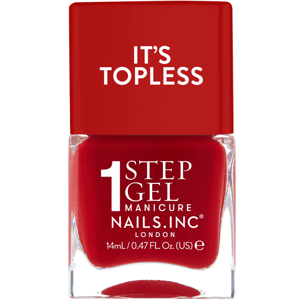 Nails Inc. It's Topless 1-Step Gel Kendall Nail Polish 14ml