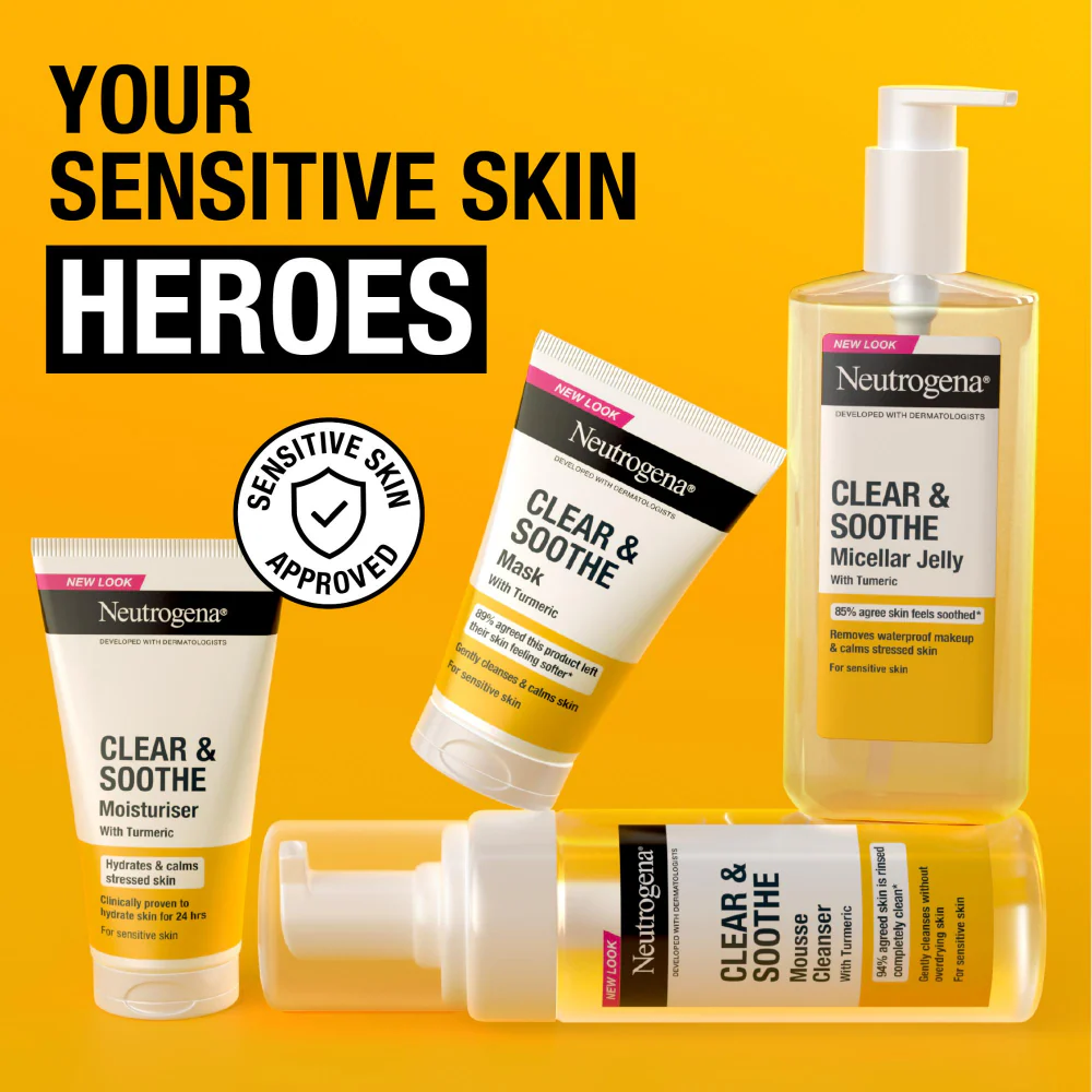 Neutrogena Clear & Soothe Turmeric Moisturiser 75ml - Image 3
