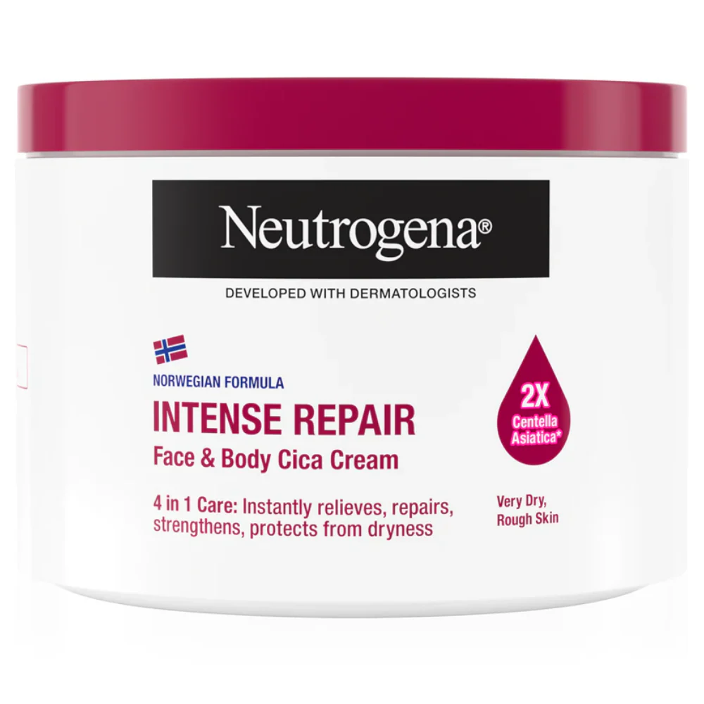 Neutrogena Norwegian Formula Intense Repair Multipurpose Cica Cream Tub 400ml