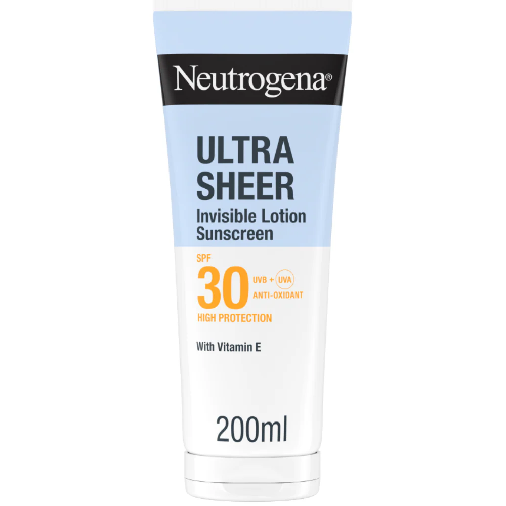 Neutrogena Ultra Sheer Invisible Hydration Body Lotion Sunscreen SPF30 200ml