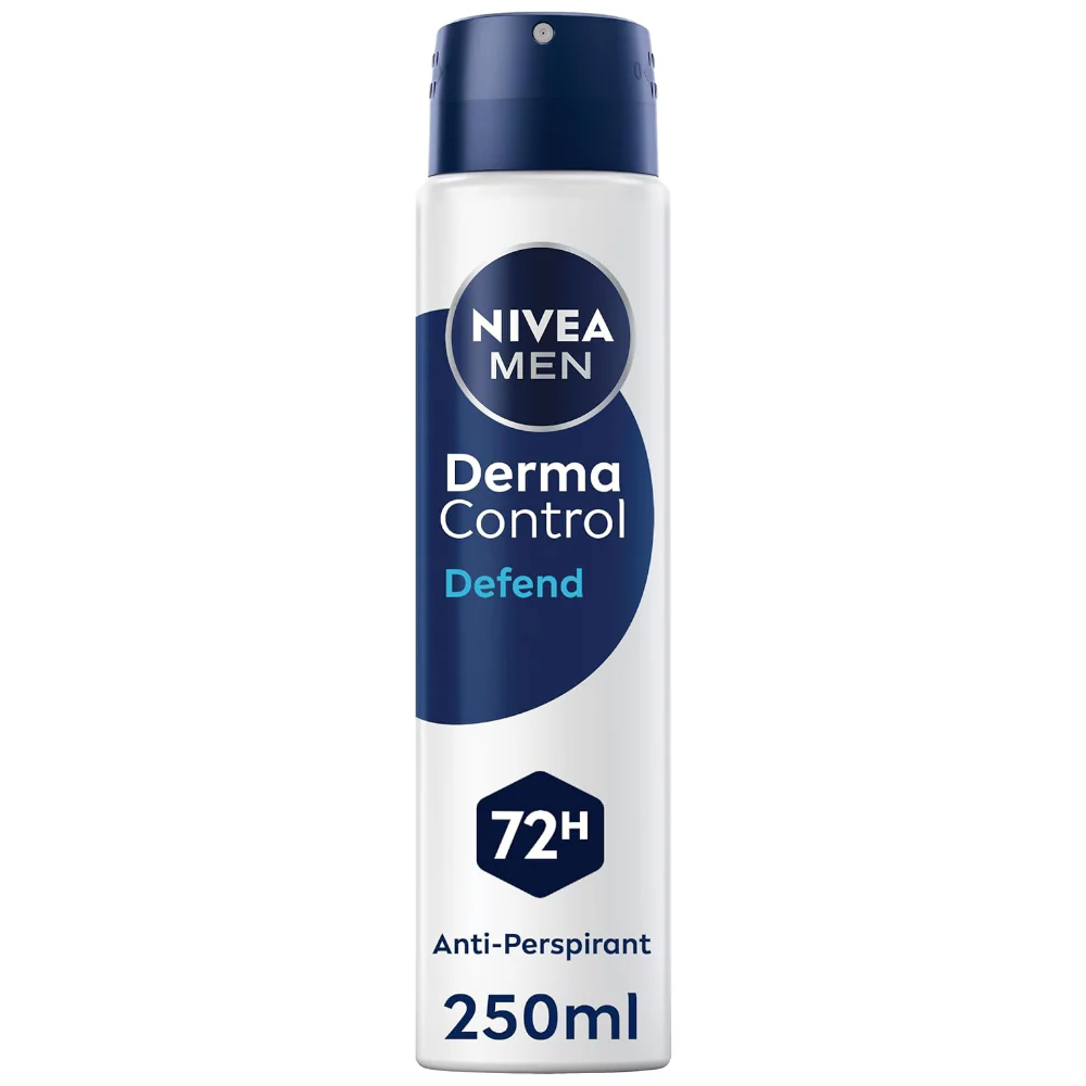 Nivea Men Derma Control Defend Extra Comfort 72h Anti-Perspirant Deodorant Spray 250ml