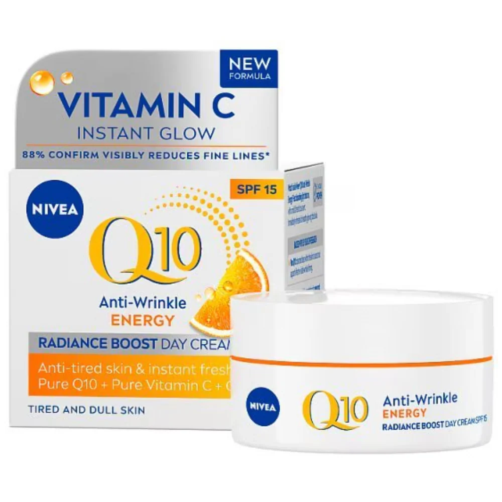 Nivea Q10 Energy Healthy Glow Day Cream SPF15 50ml