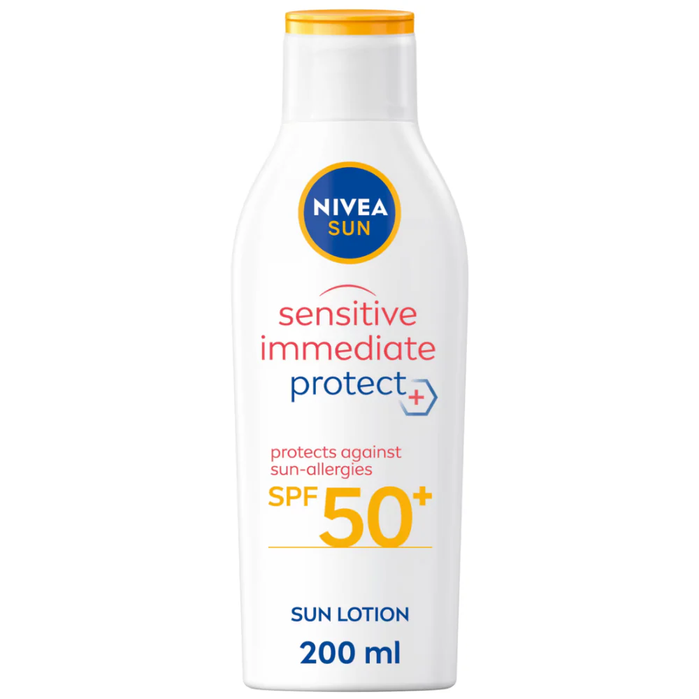 Nivea Sun Sensitive Immediate Protect Allergy Sun Cream Spray SPF50+ 200ml