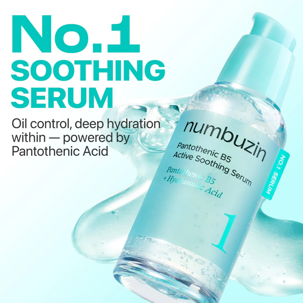 Numbuzin No. 1 Pantothenic B5 Active Soothing Serum 50ml - Image 4