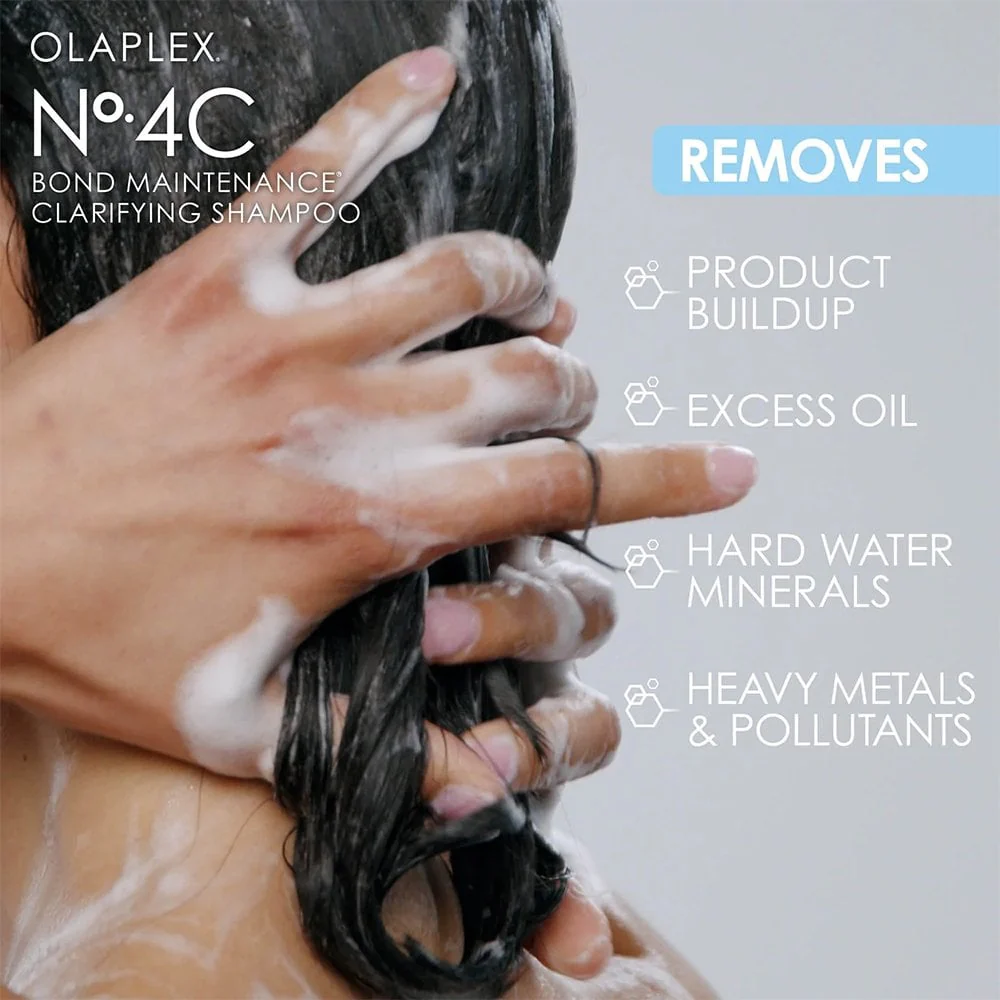 Olaplex 4C Clarifying Shampoo & No 5 Bond Conditioner Twin 2 x 250ml - Image 5