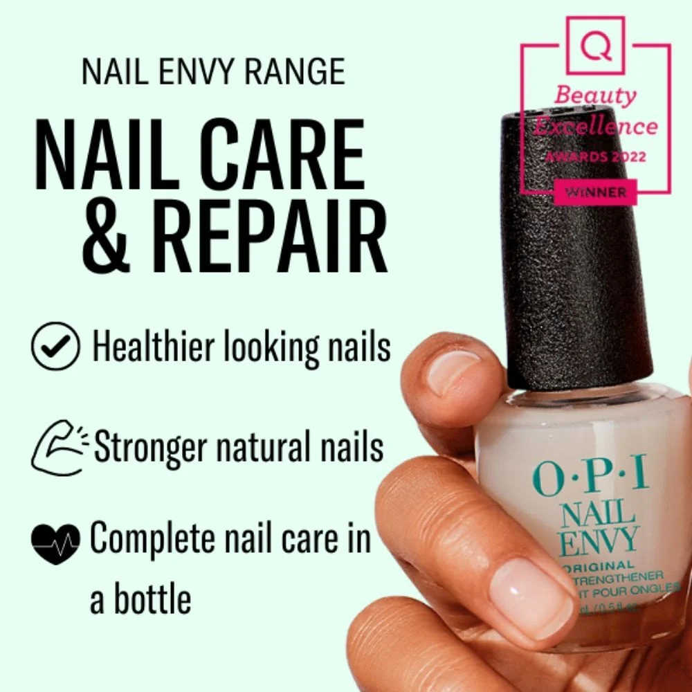 OPI Nail Envy Nail Strengthener Strength + Colour Double Nude-y 15ml - Image 4