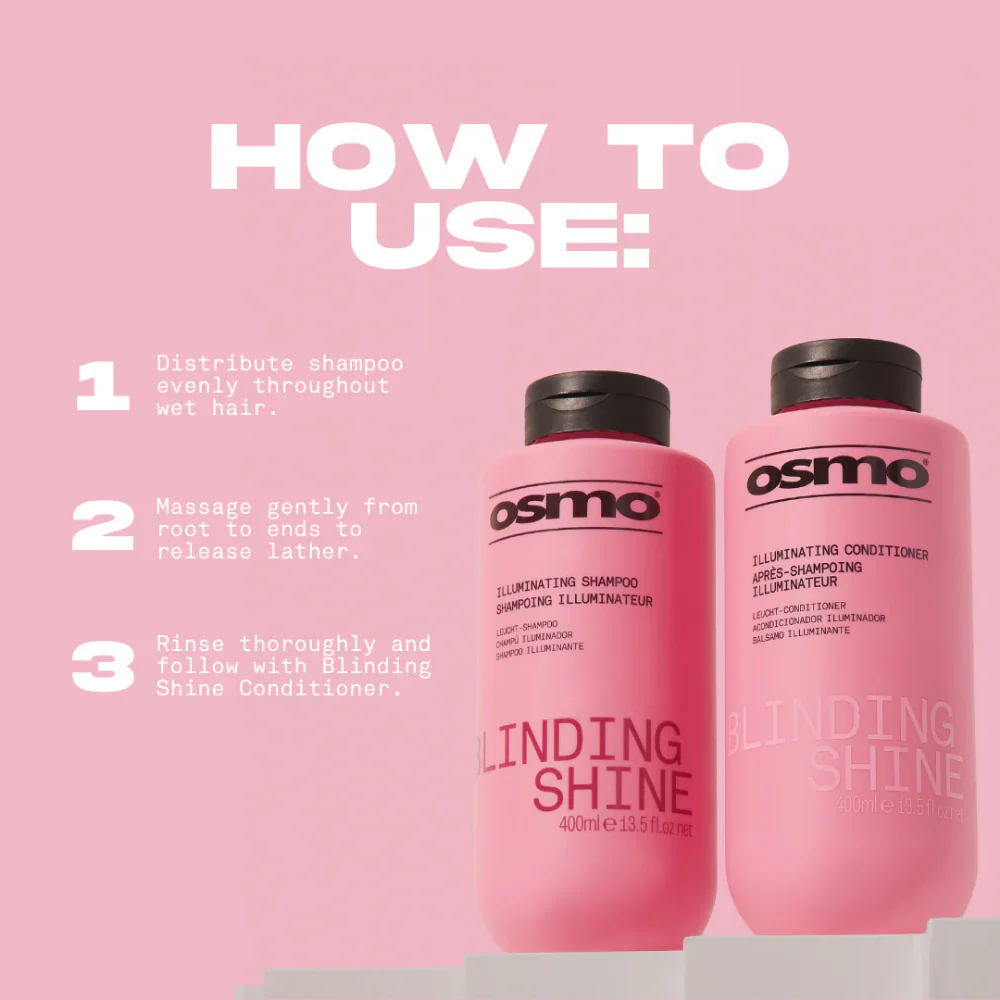 Osmo Blinding Shine Shampoo 400ml - Image 3