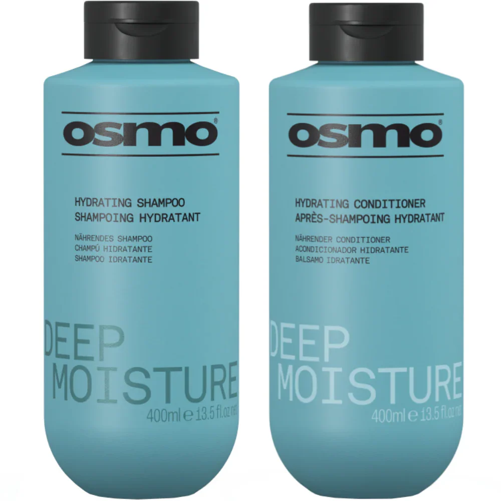 Osmo Deep Moisture Hydrating Shampoo & Conditioner Twin Pack (2 x 400ml)