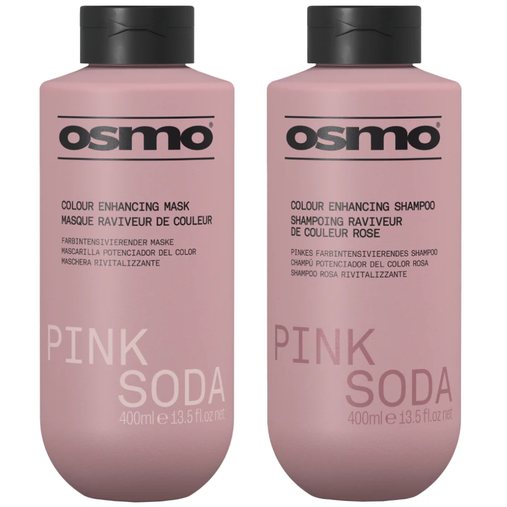 Osmo Pink Soda Colour Enhancing Shampoo & Mask Twin 2 x 400ml