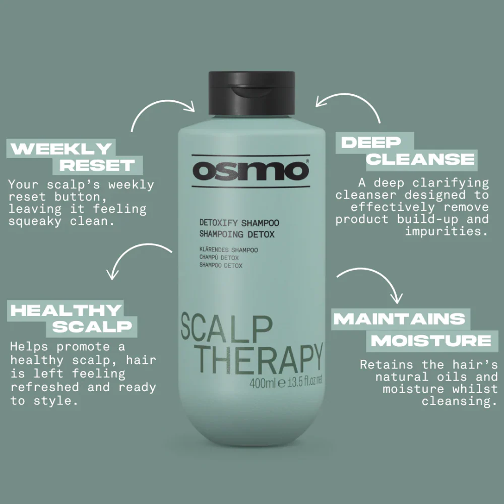 Osmo Scalp Therapy Detoxify Shampoo 1000ml - Image 4