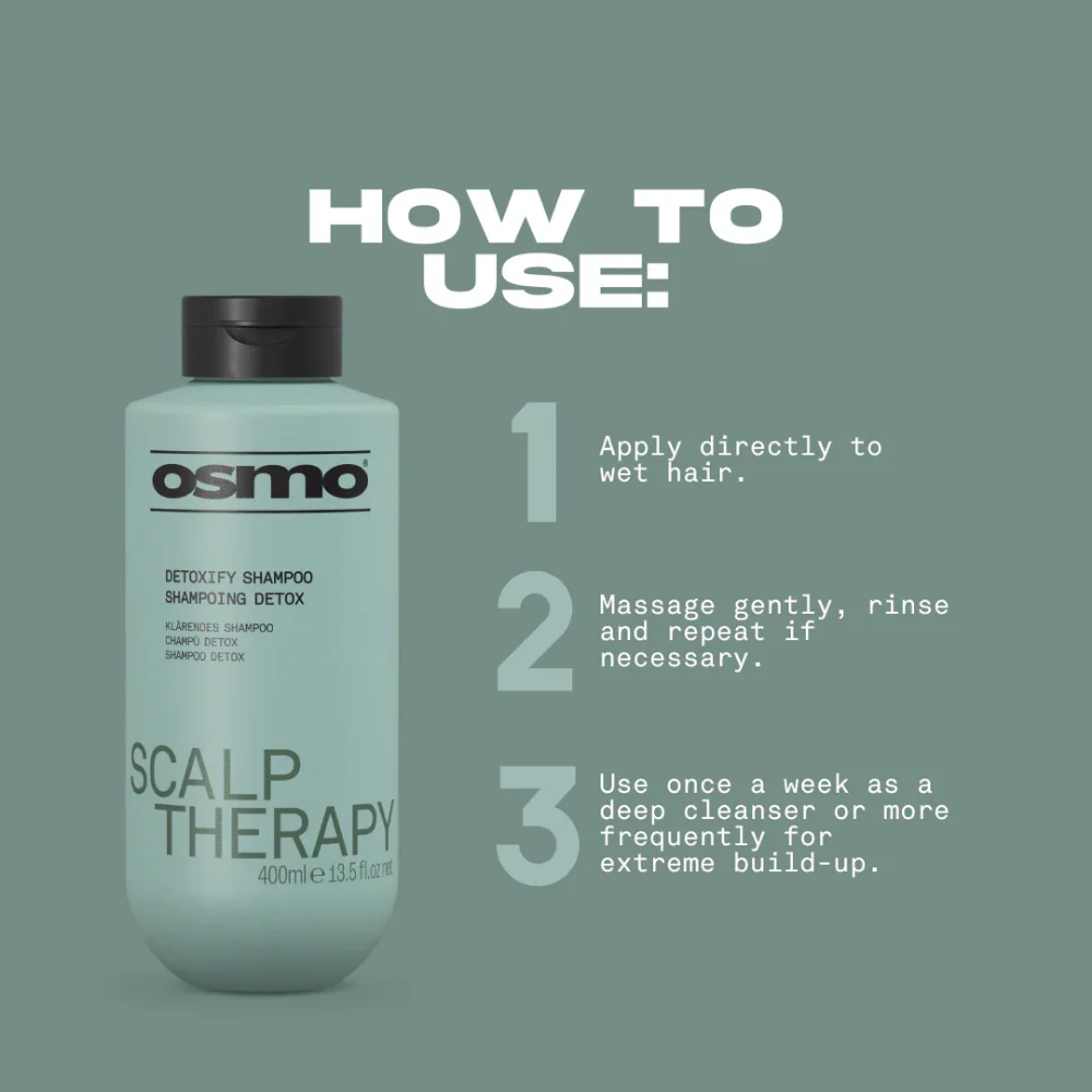 Osmo Scalp Therapy Detoxify Shampoo 400ml - Image 3