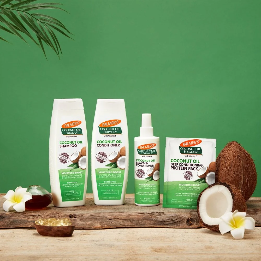 Palmer's Coconut Oil Formula Moisture Boost Shampoo & Conditioner Twin 2 x 400ml - Image 3