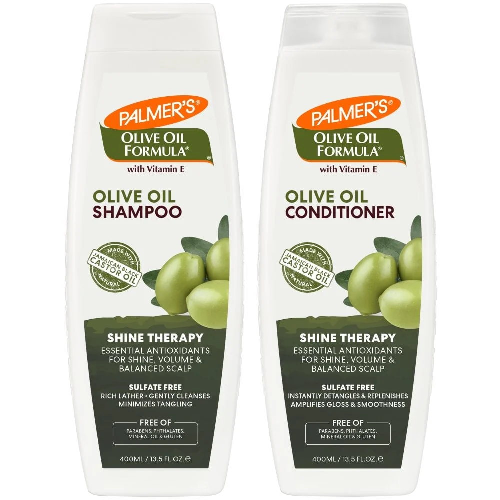 Palmer's Olive Oil Formula Shine Therapy Shampoo & Conditioner Twin 2 x 400ml