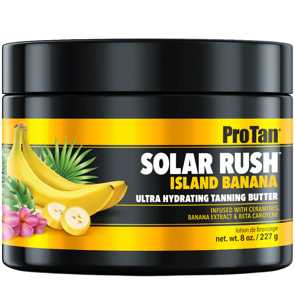 ProTan Solar Rush Island Banana Ultra Hydrating Tanning Butter 227g