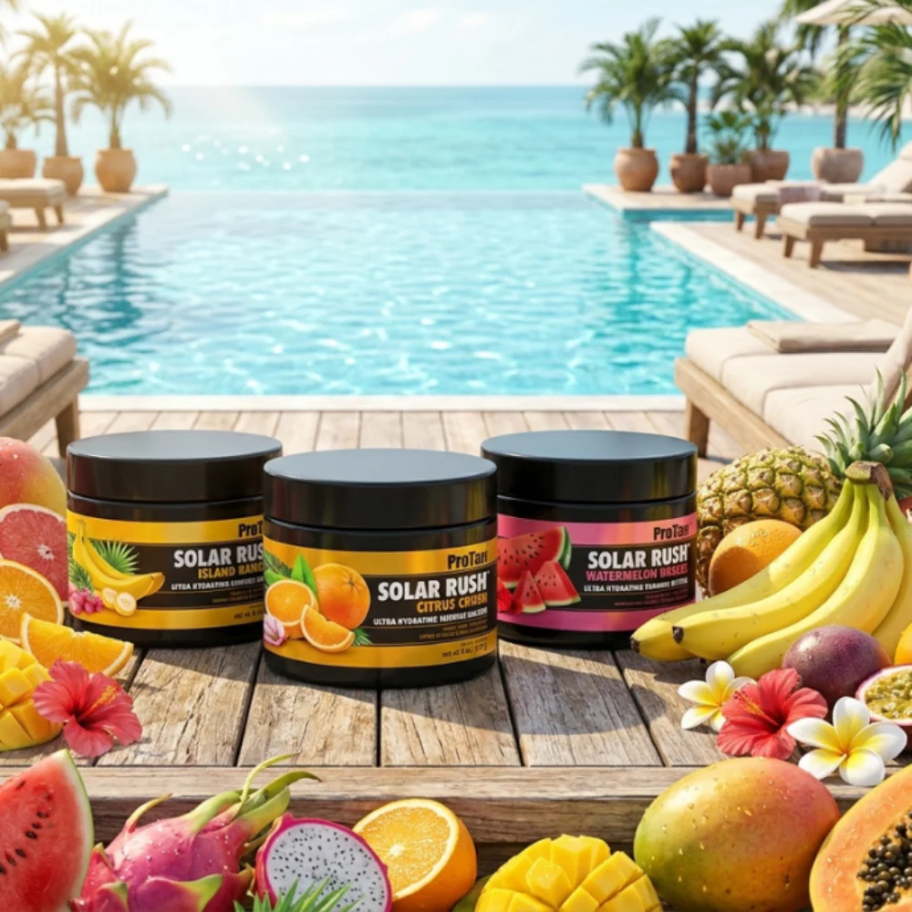 ProTan Solar Rush Watermelon Breeze Ultra Hydrating Tanning Butter 227g - Image 3