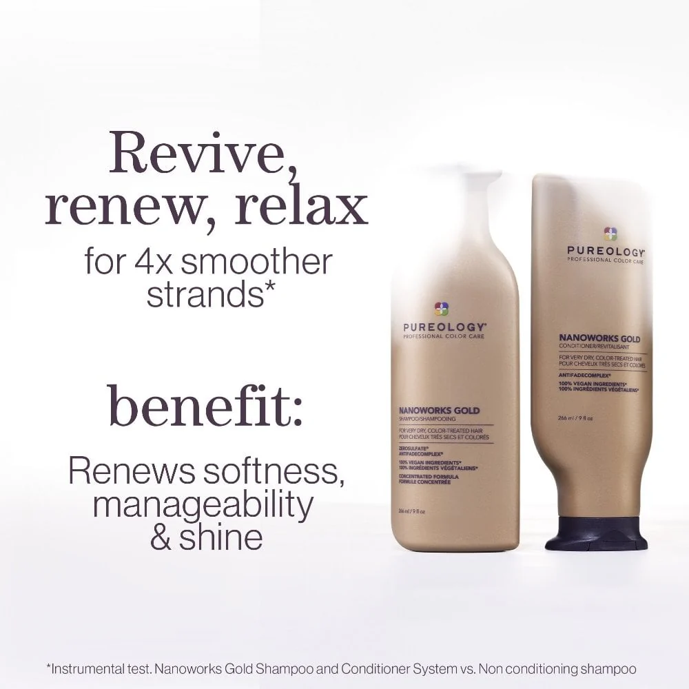 Pureology Nanoworks Gold Conditioner 1000ml - Image 5