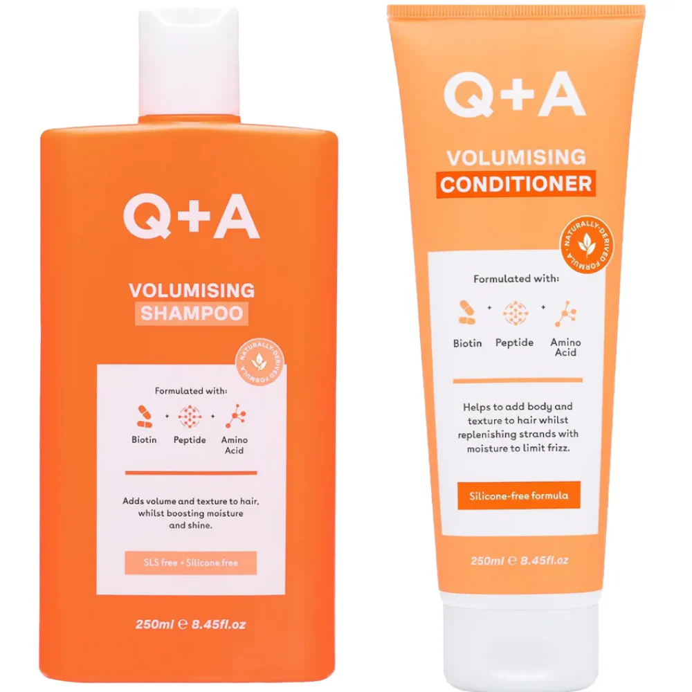 Q+A Volumising Shampoo & Conditioner Twin 2 x 250ml