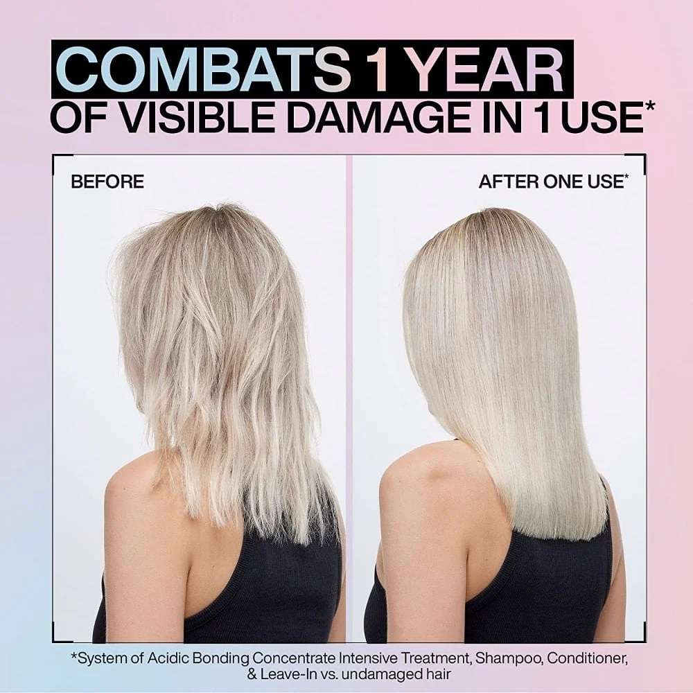 Redken Acidic Bonding Concentrate Shampoo 300ml & Lightweight Liquid Conditioner 190ml Twin - Image 4