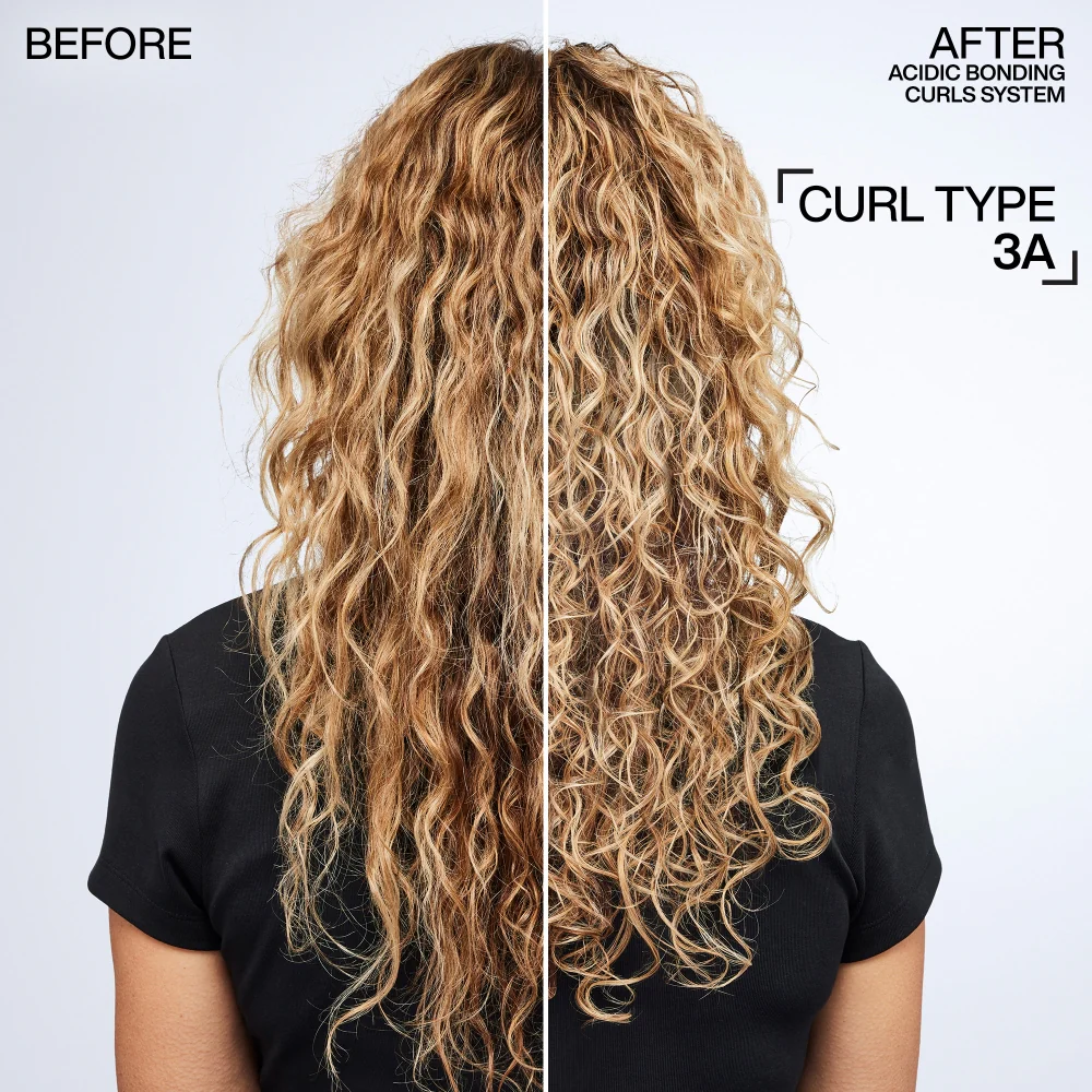 Redken Acidic Bonding Curls Silicone-Free Shampoo 300ml, Conditioner 300ml & Leave-In Treatment 250ml Trio - Image 4