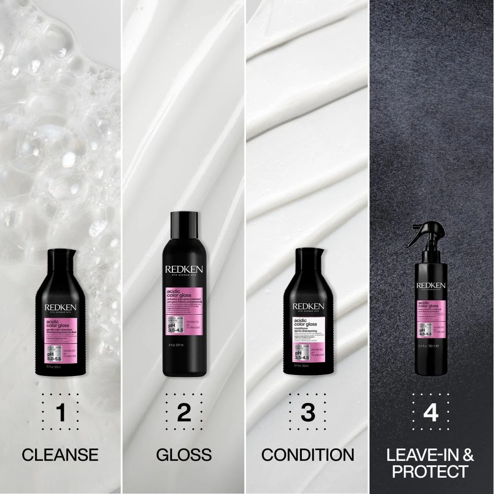 Redken Acidic Colour Gloss Shampoo 300ml & Colour Protection Conditioner 300ml Twin - Image 2