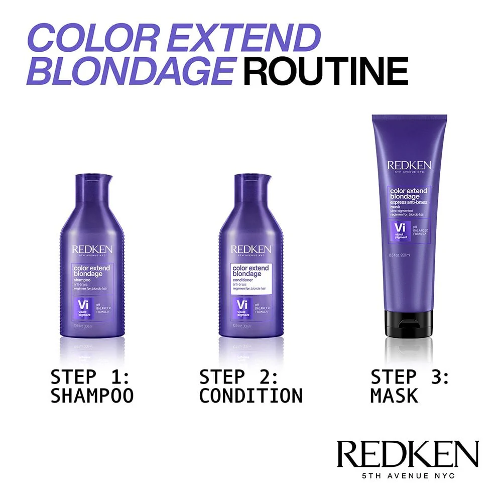 Redken Colour Extend Blondage Express Ultra-pigmented Anti-Brass Mask 250ml - Image 7