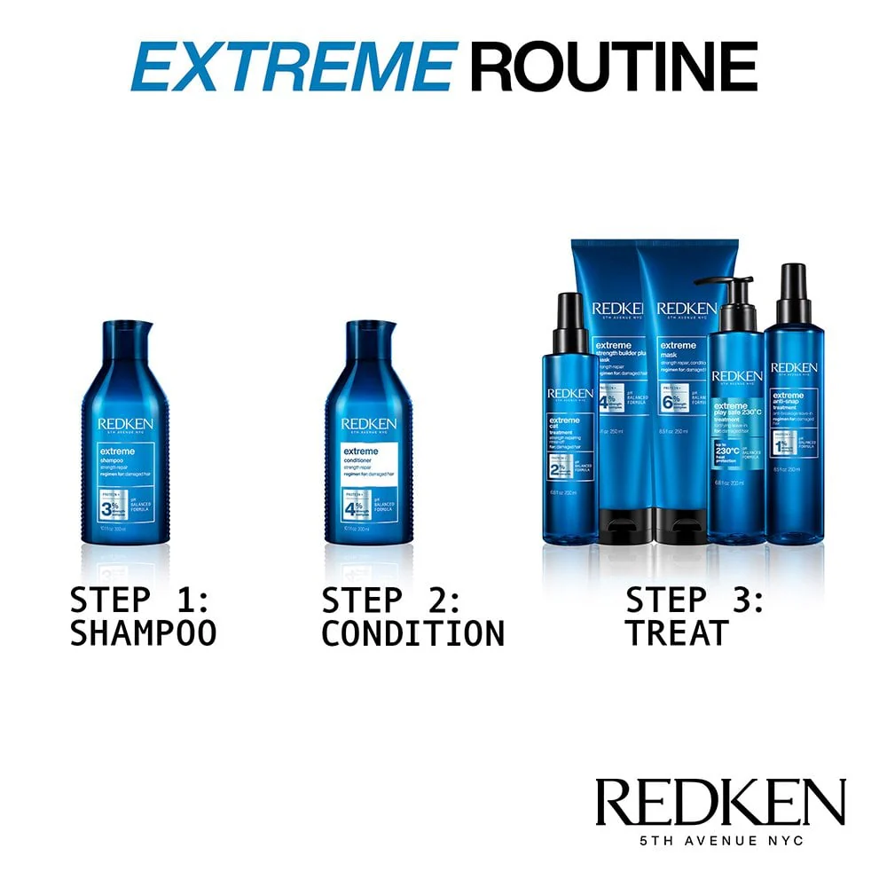 Redken Extreme Play Safe 230°C Fortifying Leave-In Treatment 250ml - Image 6