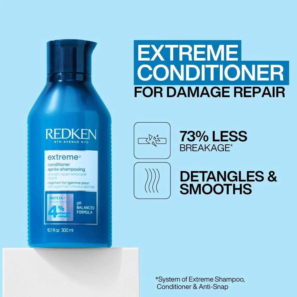 Redken Extreme Strength Repair Shampoo & Conditioner Twin 2 x 300ml - Image 3