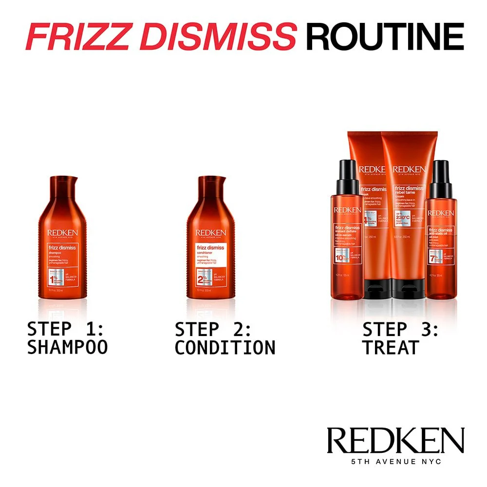 Redken Frizz Dismiss Smoothing Shampoo 300ml - Image 6