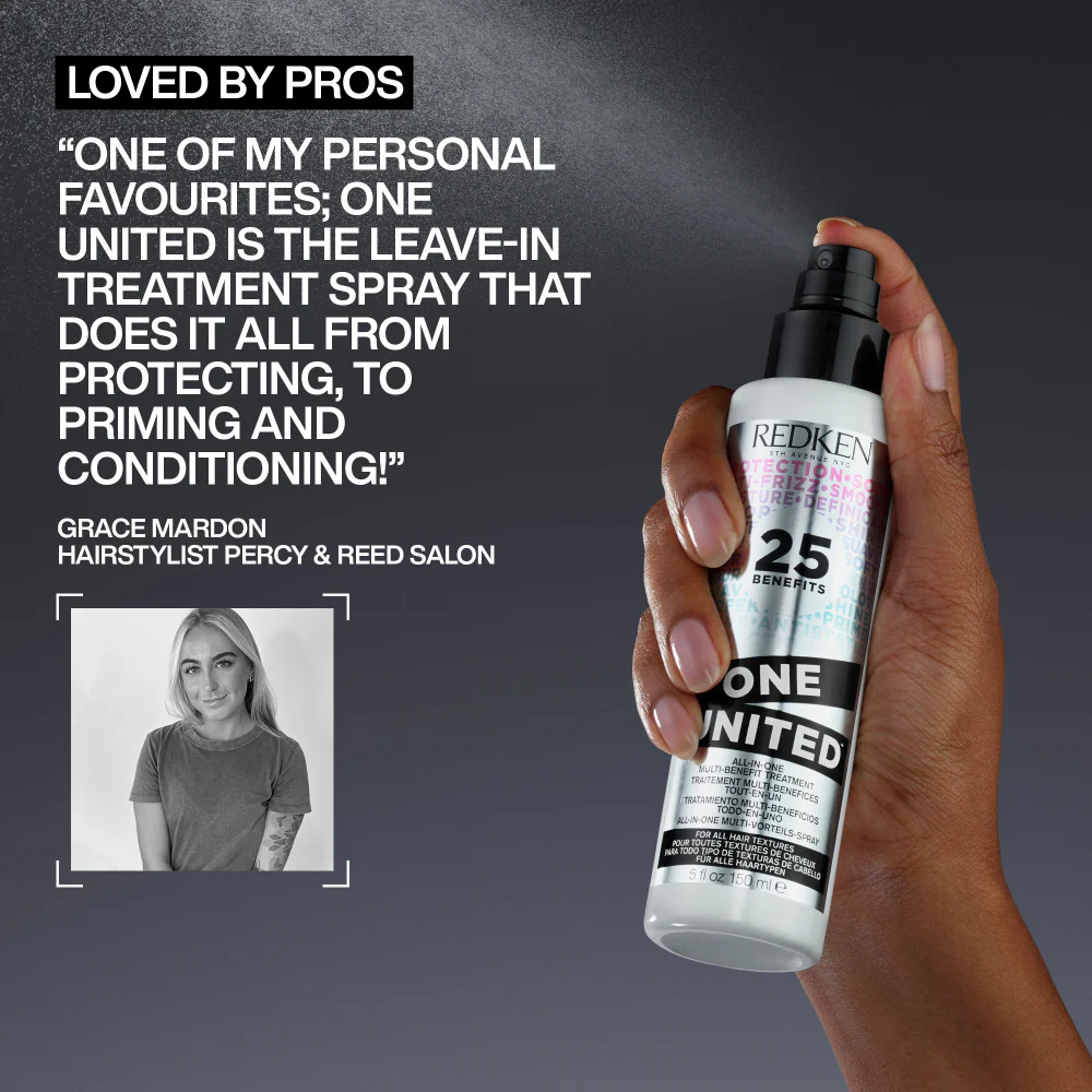 Redken One United Multi-Benefit Treatment 150ml & Redken Acidic Colour Gloss Naked Gloss Shine Oil 100ml Twin - Image 9