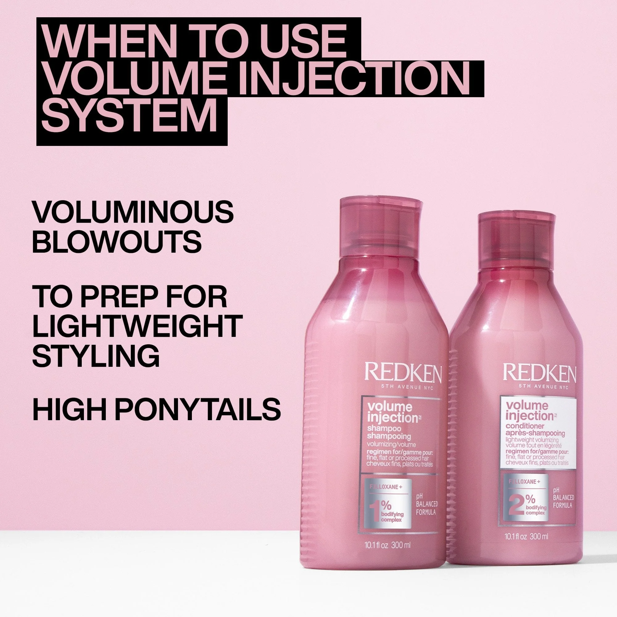 Redken Volume Injection Lightweight Conditioner 300ml - Image 6