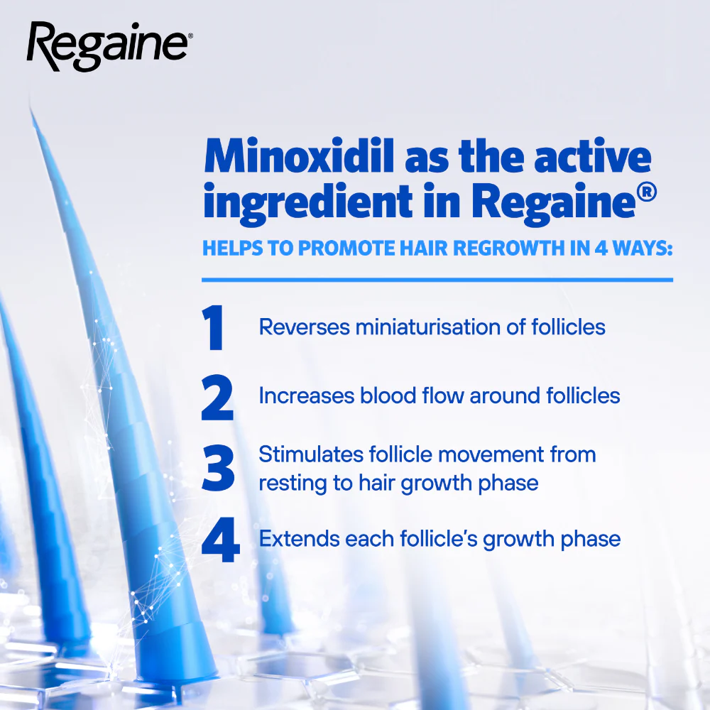 Regaine For Men 5% Extra Strength Regrowth Foam 3 Month Supply - Image 5