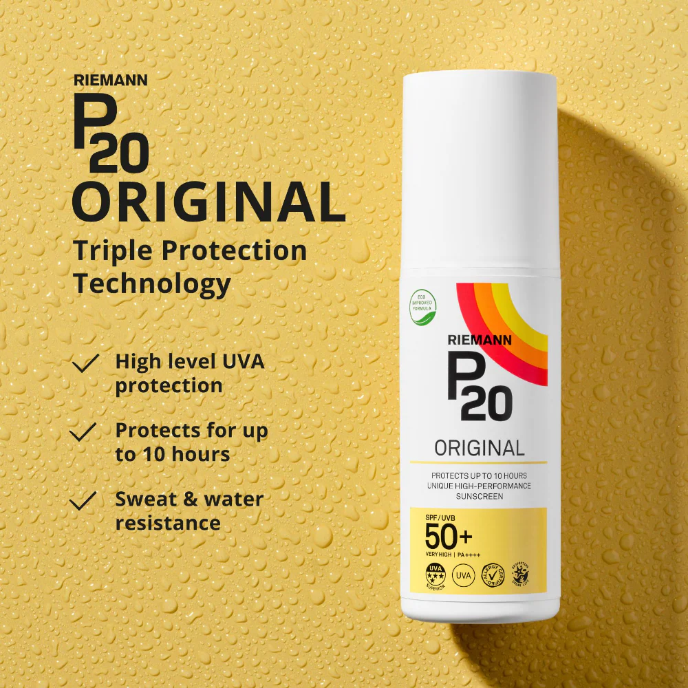 Riemann P20 Original Sun Cream SPF50+ 100ml - Image 3