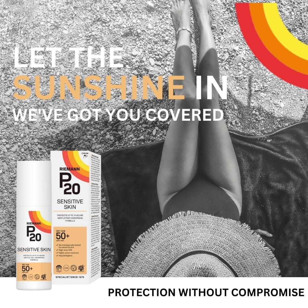 Riemann P20 Sensitive Skin Face Sun Cream SPF50+ 50g - Image 10