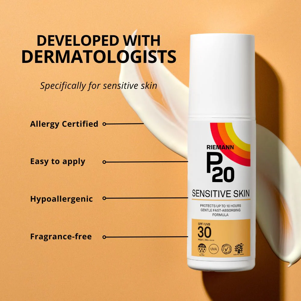 Riemann P20 Sensitive Skin Sun Cream SPF30 100ml - Image 5