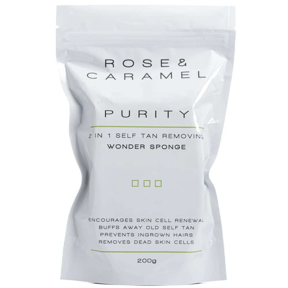 Rose & Caramel Purity 2-in-1 Tan Removing Wonder Sponge 200g