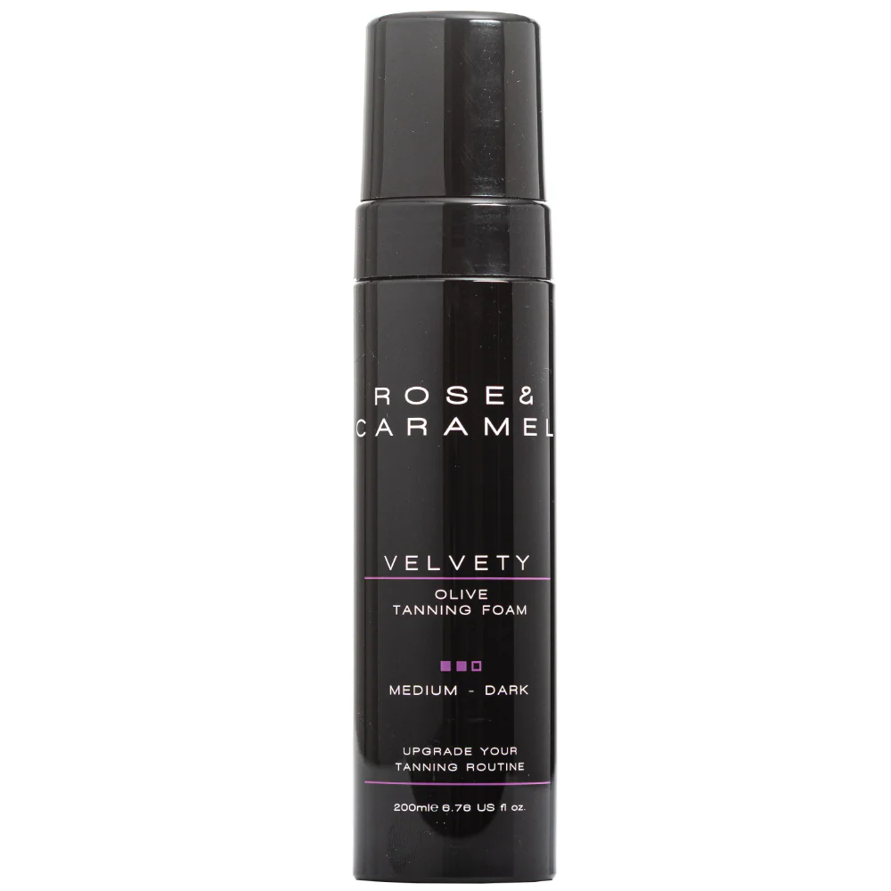 Rose & Caramel Velvety Medium-Dark Olive Self-Tanning Mousse 200ml