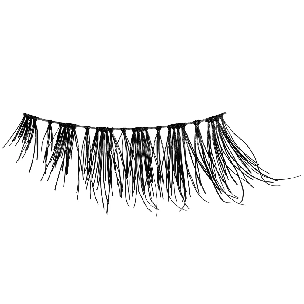 Salon System 3/4 Length Wispy Volume Strip Lashes Black 022 - Image 2