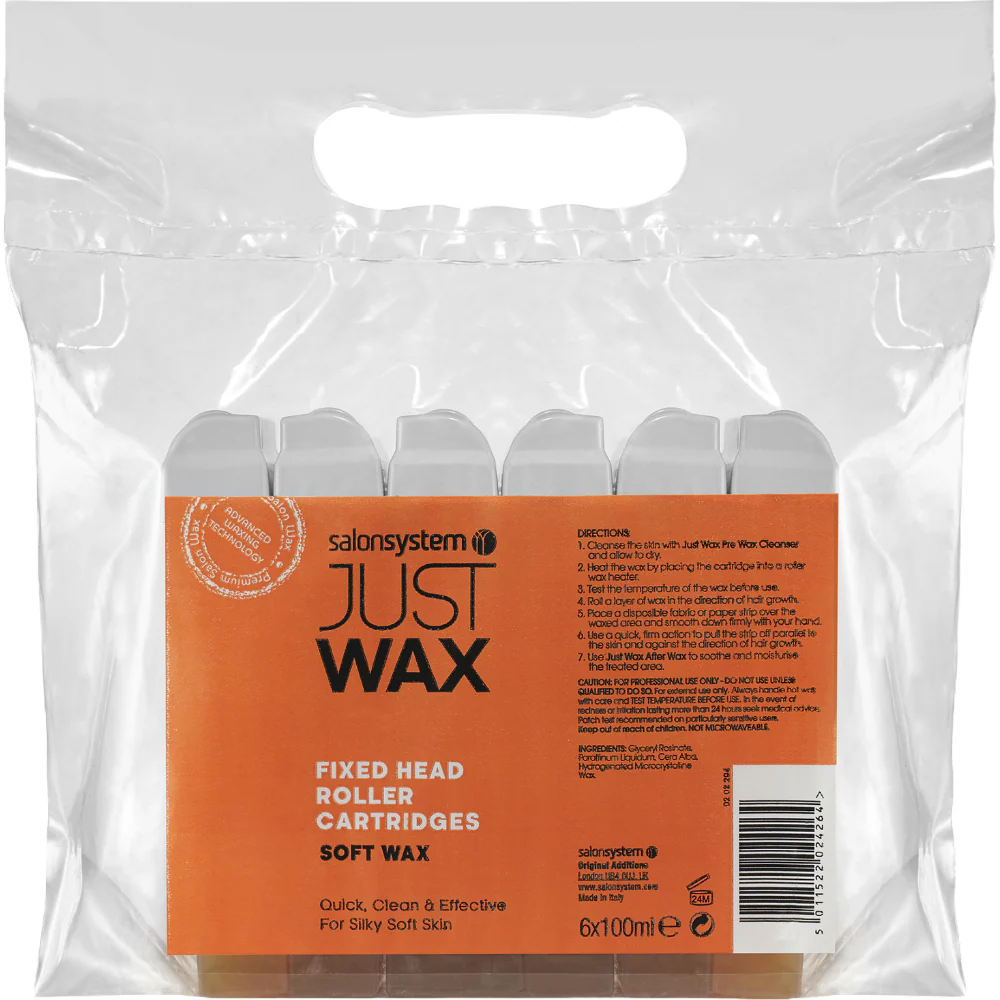 Salon System Just Wax Roller Wax Cartridges 6 x 100ml